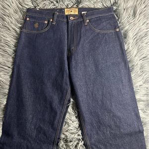 VTG 90’s Roca Wear Men's 32x34 Rare Baggy Hip Hop Blue Denim Jeans